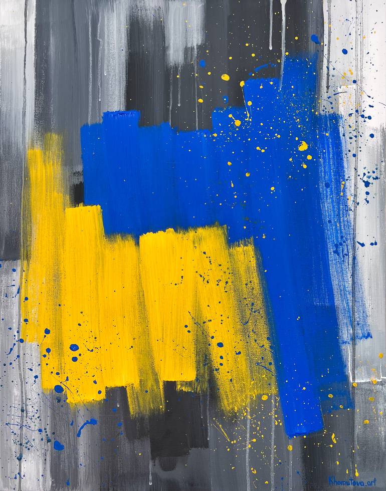 Original Abstract Painting by Anastasiia Khomutova