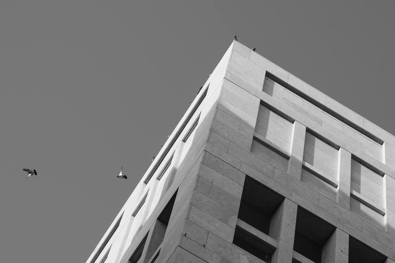Original Architecture Photography by Galina Shichenko | Black & White Art on Paper | Msheireb, Black and White IV