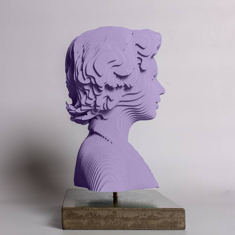 Original 3d Sculpture Pop Culture/Celebrity Sculpture by Razvan Stranger