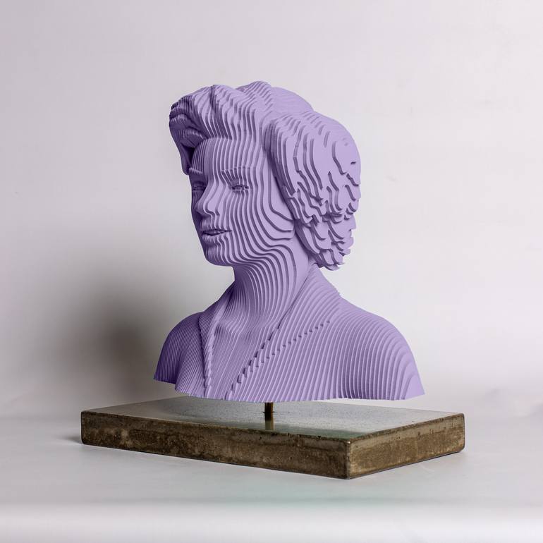 Original 3d Sculpture Pop Culture/Celebrity Sculpture by Razvan Stranger