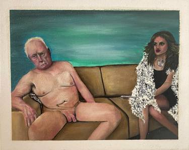 Original Fine Art Erotic Paintings by Ildiko Noemi Bense