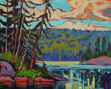 Original Expressionism Landscape Paintings by Blair Russell