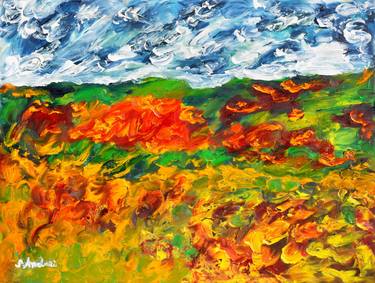 Print of Abstract Expressionism Landscape Paintings by Noktys Art House