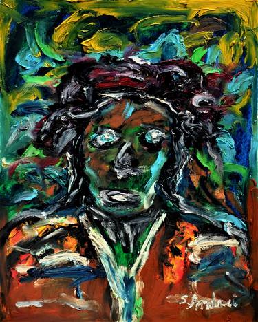 Print of Abstract Expressionism Celebrity Paintings by Noktys Art House