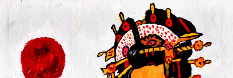 Original Abstract Expressionism Pop Culture/Celebrity Painting by Noktys Art House
