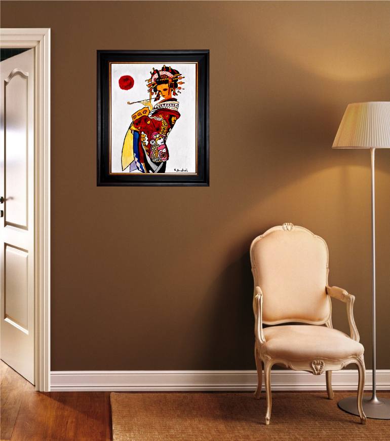 Original Abstract Expressionism Pop Culture/Celebrity Painting by Noktys Art House