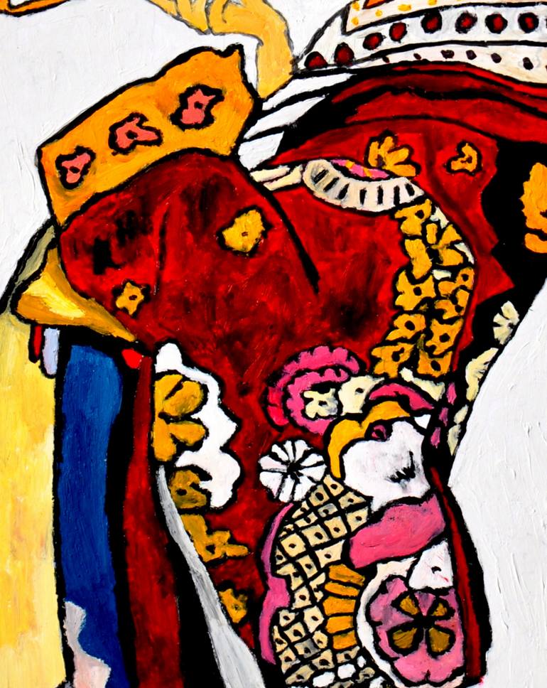 Original Abstract Expressionism Pop Culture/Celebrity Painting by Noktys Art House