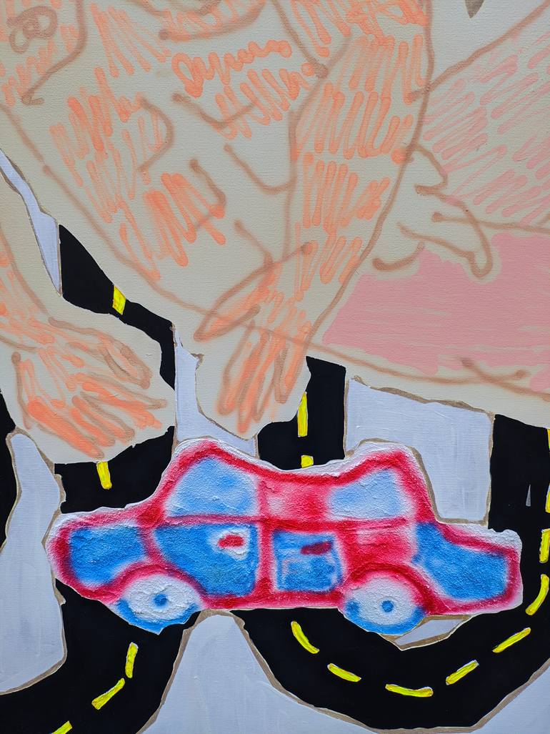 Original Figurative Car Painting by Dusan Marino