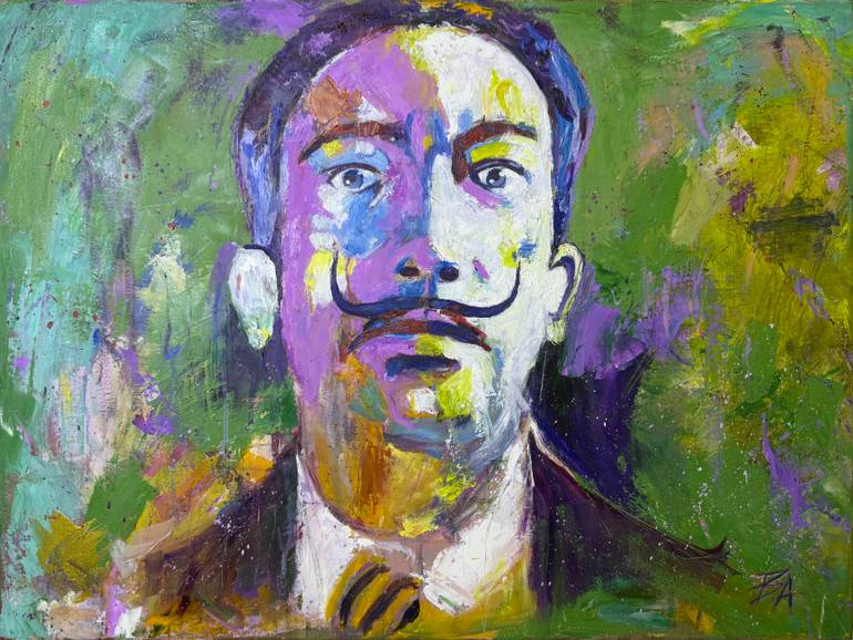 Original Expressionism People Painting by Agha Behram