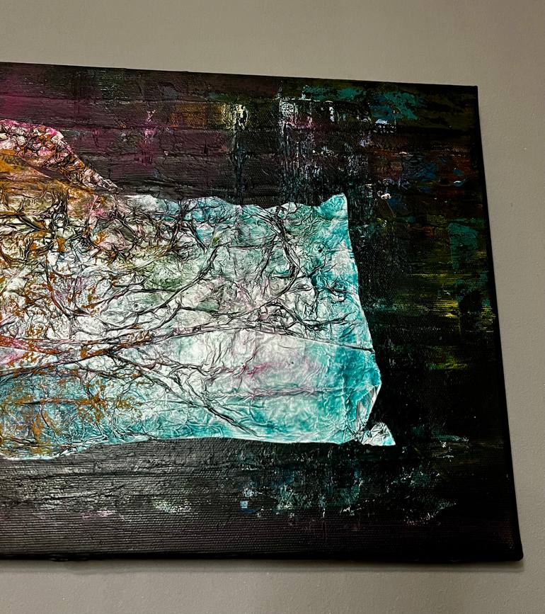 Original Abstract Expressionism Abstract Painting by Tomie Blastik