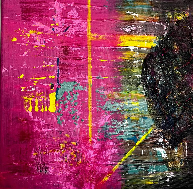 Original Abstract Expressionism Abstract Painting by Tomie Blastik