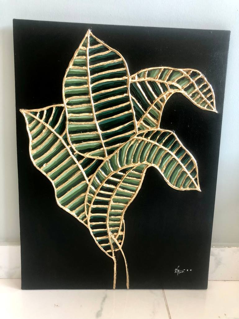Original Abstract Expressionism Abstract Mixed Media by Subin Sudhakar