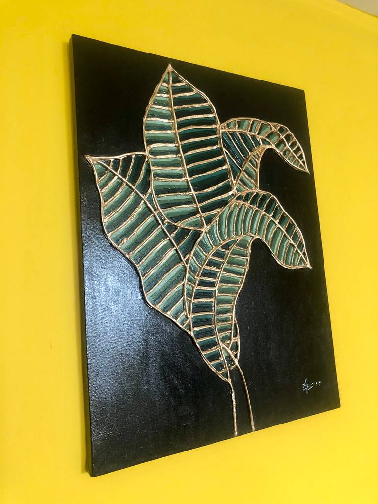 Original Abstract Expressionism Abstract Mixed Media by Subin Sudhakar