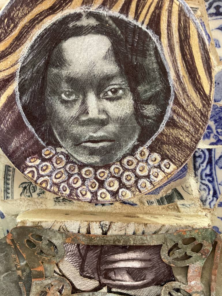 Original Figurative Women Mixed Media by Gabrielle Matlock