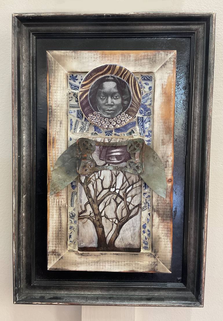 Original Figurative Women Mixed Media by Gabrielle Matlock