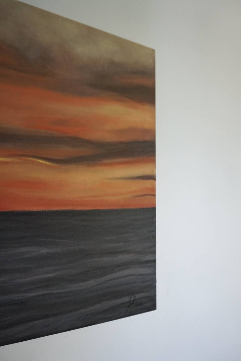 Original Classicism Landscape Painting by Anita Lūse