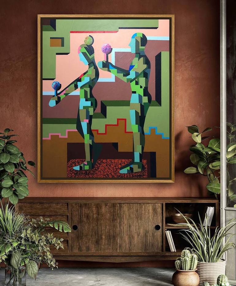 Original Contemporary Abstract Painting by Essa Aboelsaoud