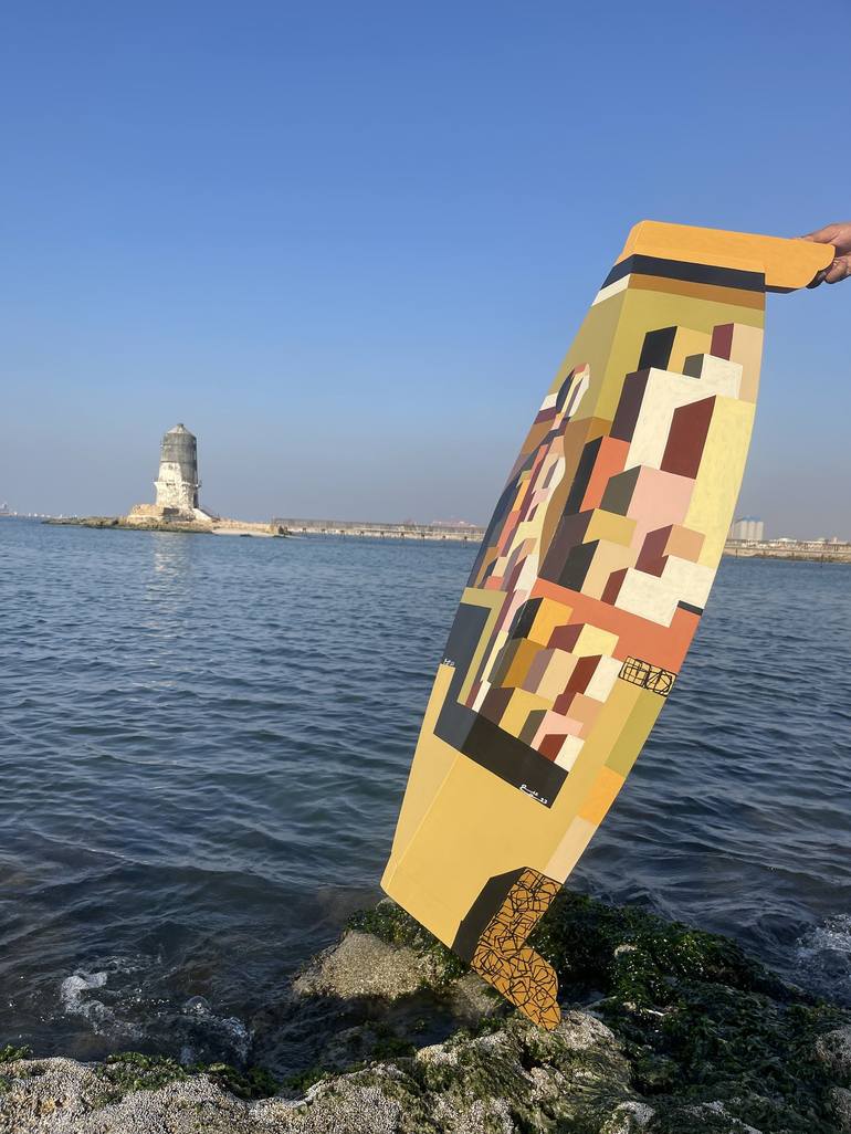 Original Boat Sculpture by Essa Aboelsaoud