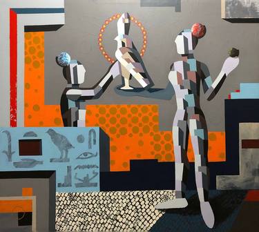Original Abstract Culture Paintings by Essa Aboelsaoud