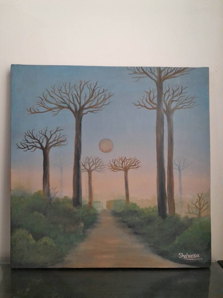 Original Landscape Painting by SHAHEERA SANDHU