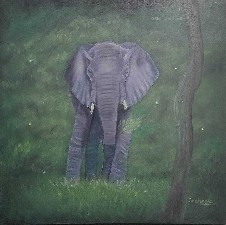 Original Modern Animal Paintings by Shaheera Sandhu