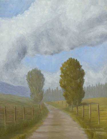 Original Landscape Painting by SHAHEERA SANDHU