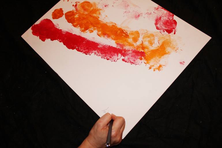 Original Abstract Painting by Fabiana Tomei