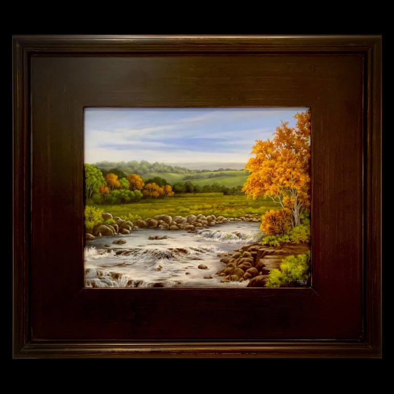 Original Renaissance Nature Painting by Amal Rashed