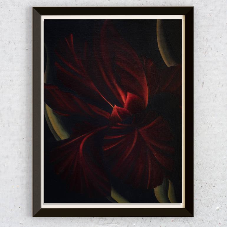 Original Contemporary Floral Painting by Dom Holmes