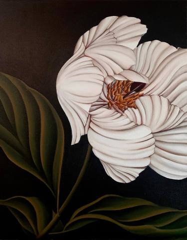 Print of Modern Floral Paintings by Dom Holmes