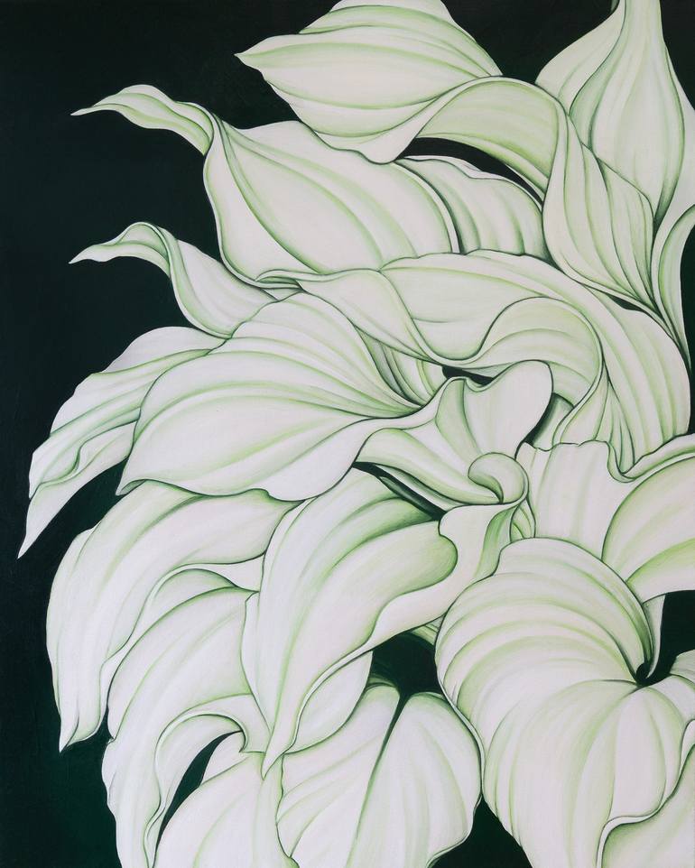 Original Expressionism Floral Paintings by Dom Holmes