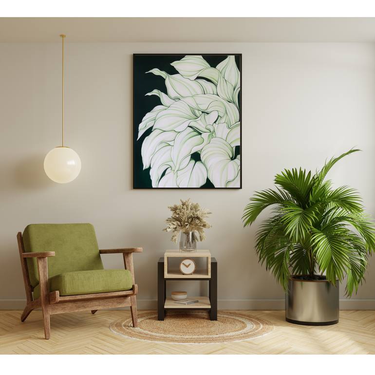 Original Contemporary Botanic Painting by Dom Holmes