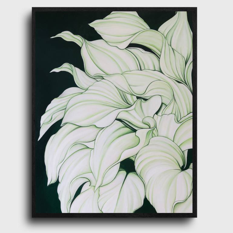 Original Contemporary Botanic Painting by Dom Holmes