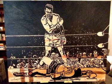 Original Pop Art Sports Paintings by Ronny Bernstiel Jr
