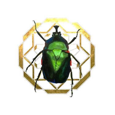 Green Rose Chafer with Gold No.2 thumb