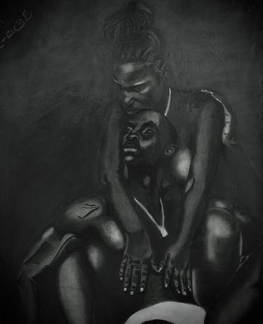 Print of Expressionism Erotic Drawings by Emamode Edeye