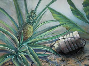 Original Realism Garden Paintings by Amy Browning