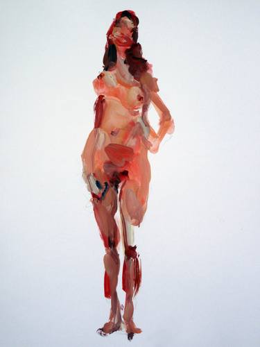 Print of Expressionism Nude Paintings by Lauran Van Oers