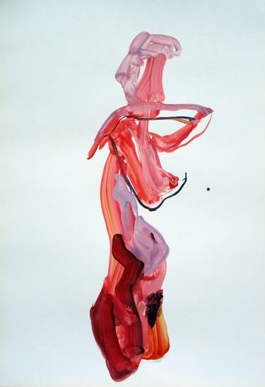 Print of Abstract Expressionism Nude Paintings by Lauran Van Oers