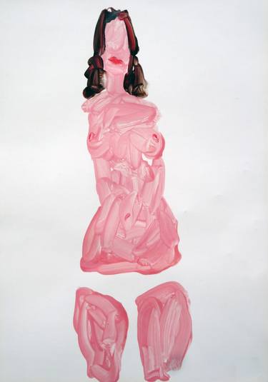 Print of Expressionism Nude Paintings by Lauran Van Oers