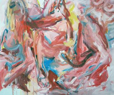 Print of Abstract Expressionism Women Paintings by Lauran Van Oers