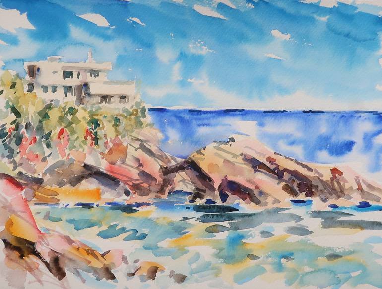 Original Impressionism Landscape Paintings by Theodore Heublein
