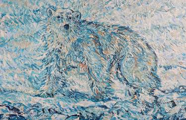 Original Impressionism Animal Paintings by Theodore Heublein