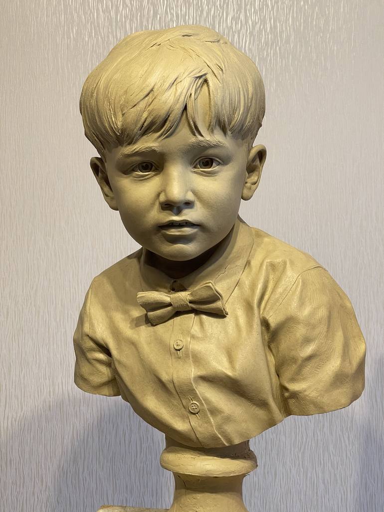 Original Children Sculpture by Mishel Ishchenko