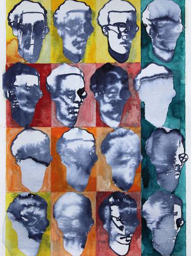 Print of People Mixed Media by Joshua Hoskins