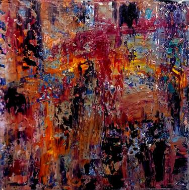 Original Abstract Expressionism Abstract Paintings by Orfey Grunberg