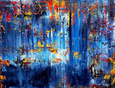 Original Abstract Expressionism Abstract Paintings by Orfey Grunberg