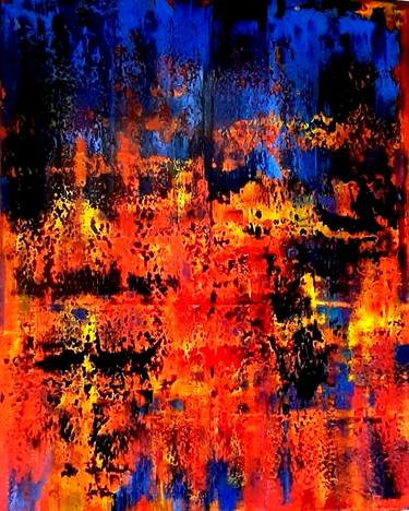 Original Abstract Expressionism Abstract Paintings by Orfey Grunberg