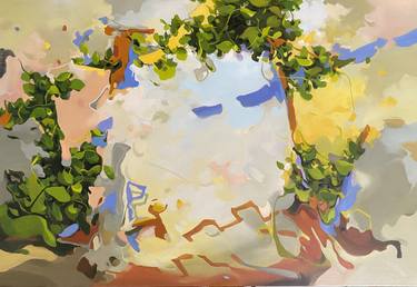 Original Abstract Garden Paintings by Yeonhwa Bae