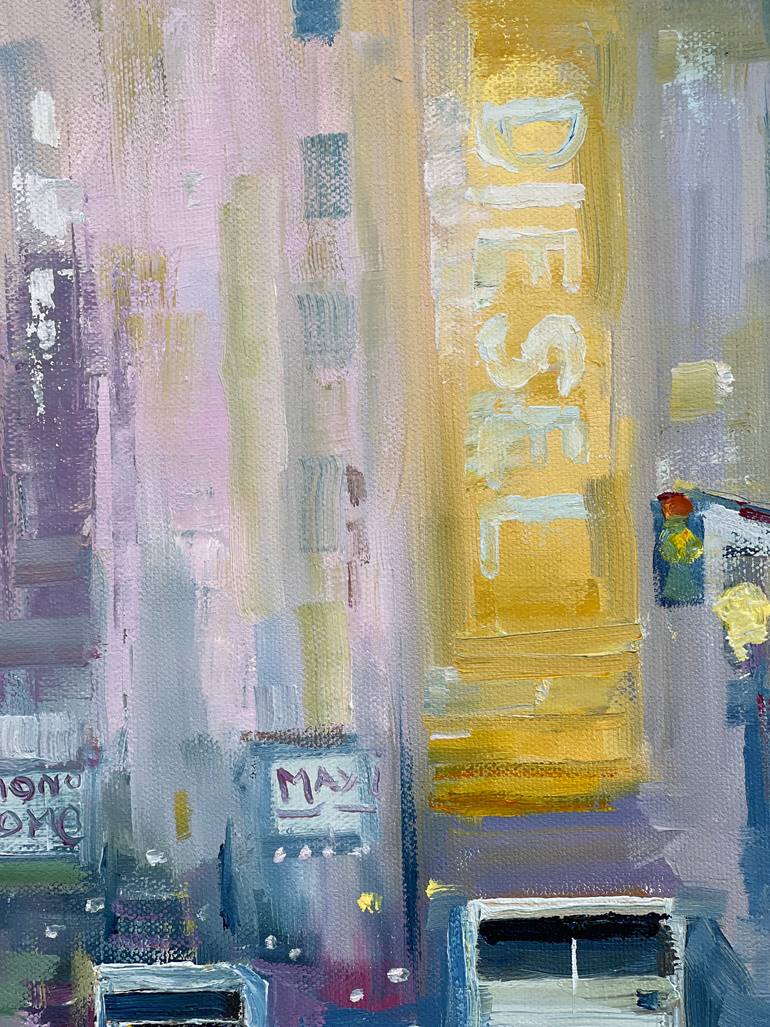 Original Impressionism Cities Painting by Yuriy Kuznetsov